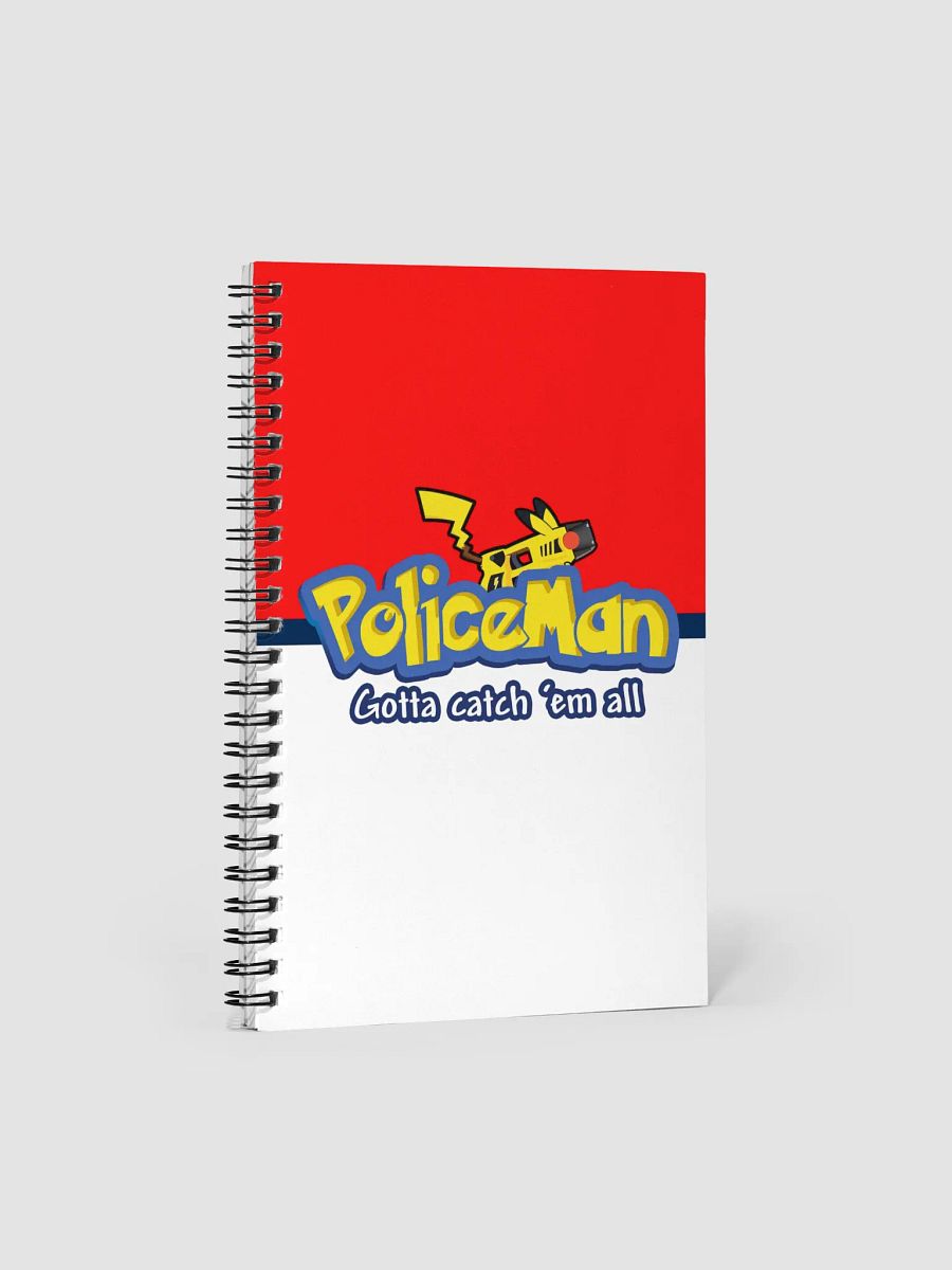 Policeman Spiral Notebook product image (1)