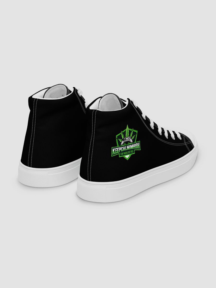 [keepcalmimhigh] Women High Top Canvas Shoes product image (6)