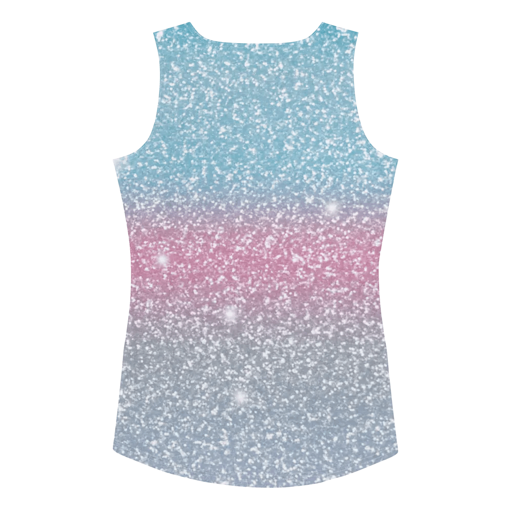Glitter Unicorn Texture Design Tank Top (4) product image (2)