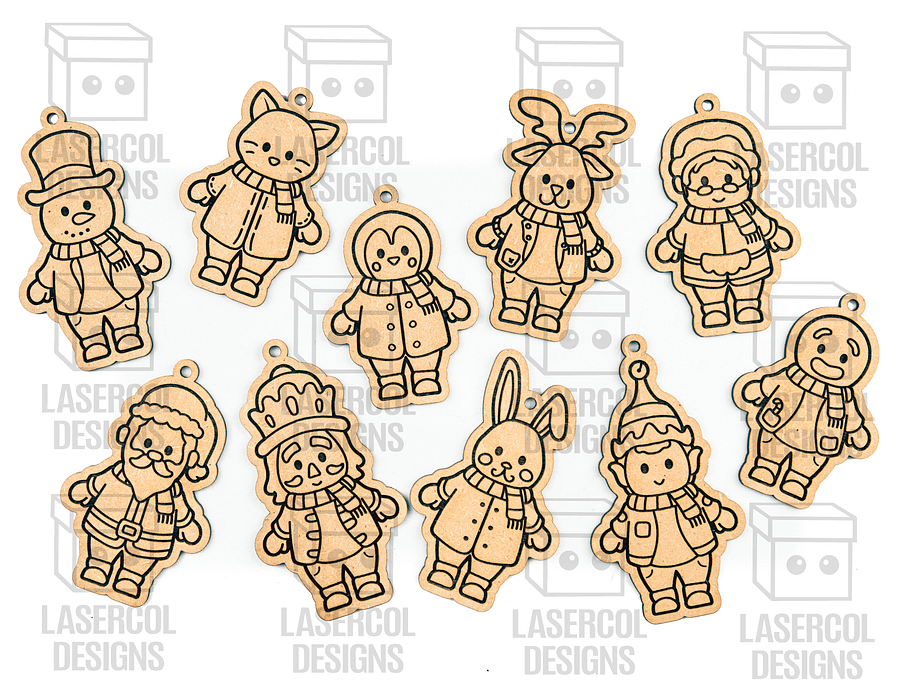 Christmas Ornaments - Laser Cut Files product image (2)