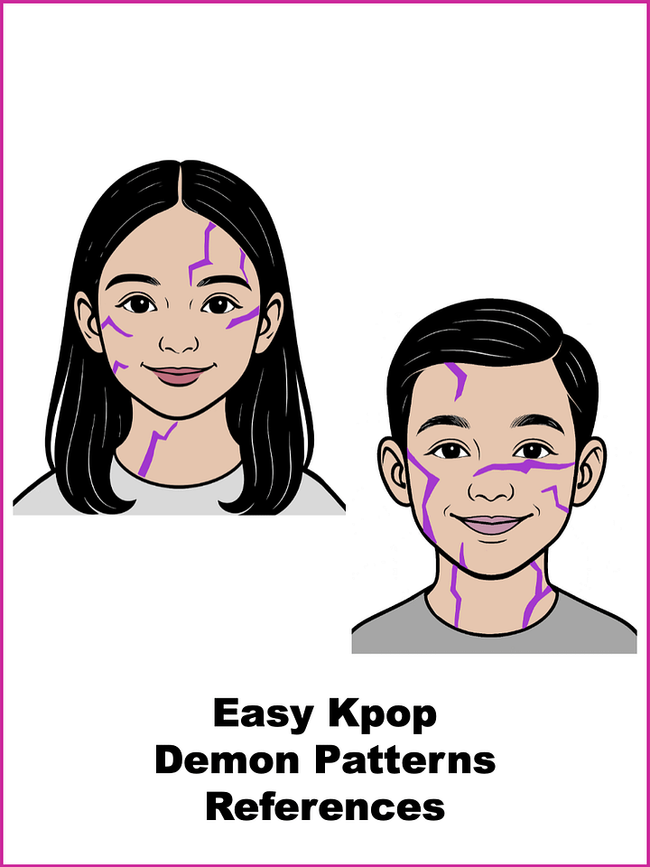 Printable Demon Patterns Reference PDF product image (1)