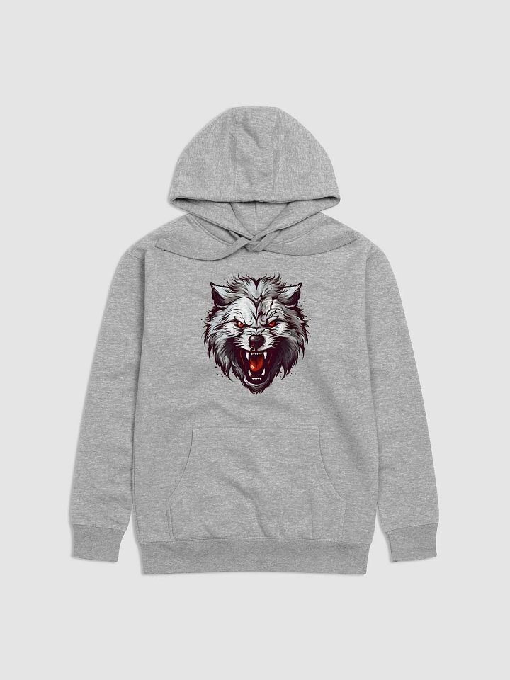 "Rabid Wolf Mascot" Cotton Heritage Unisex Premium Hoodie product image (6)