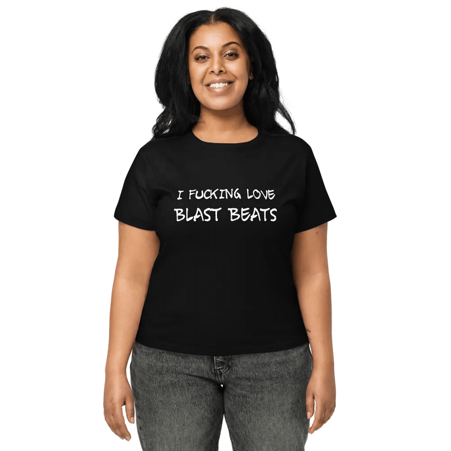 I Love Blast Beats women's shirt product image (1)