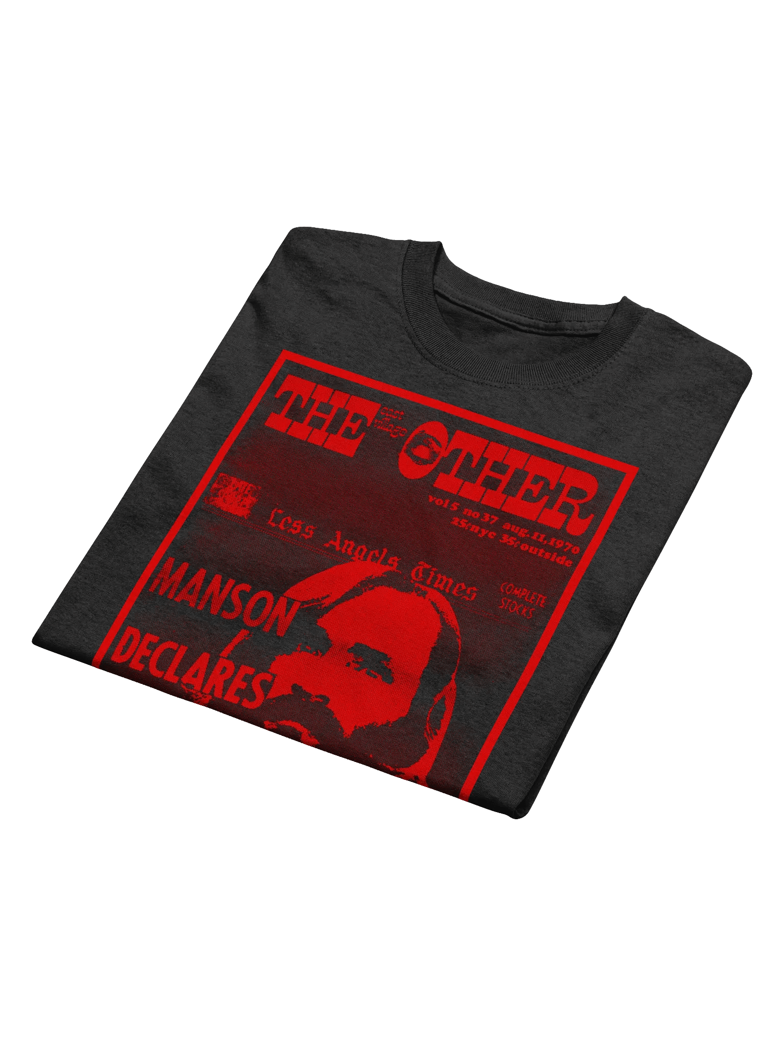 DEAD HORROR CLOTHING - MANSON DECLARES NIXON GUILTY T-SHIRT product image (2)