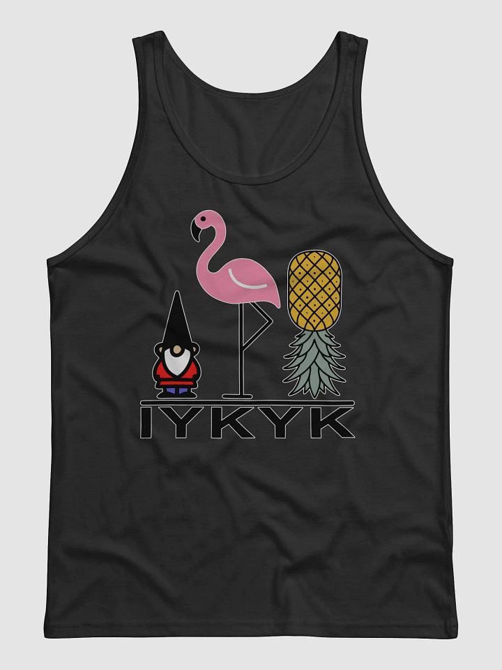 IYKYK Black Tank Top product image (1)