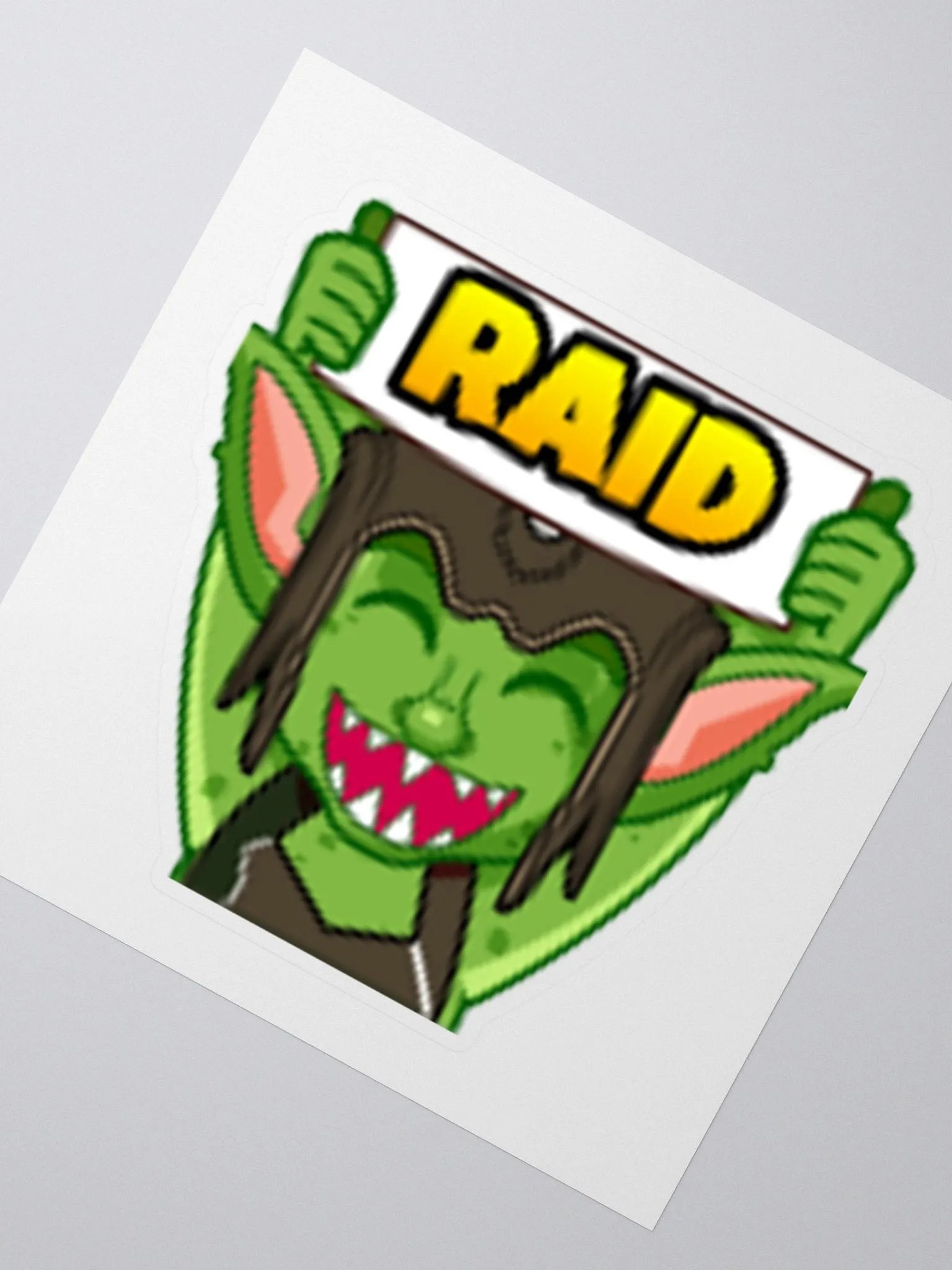 Raid Kiss Cut Sticker product image (2)