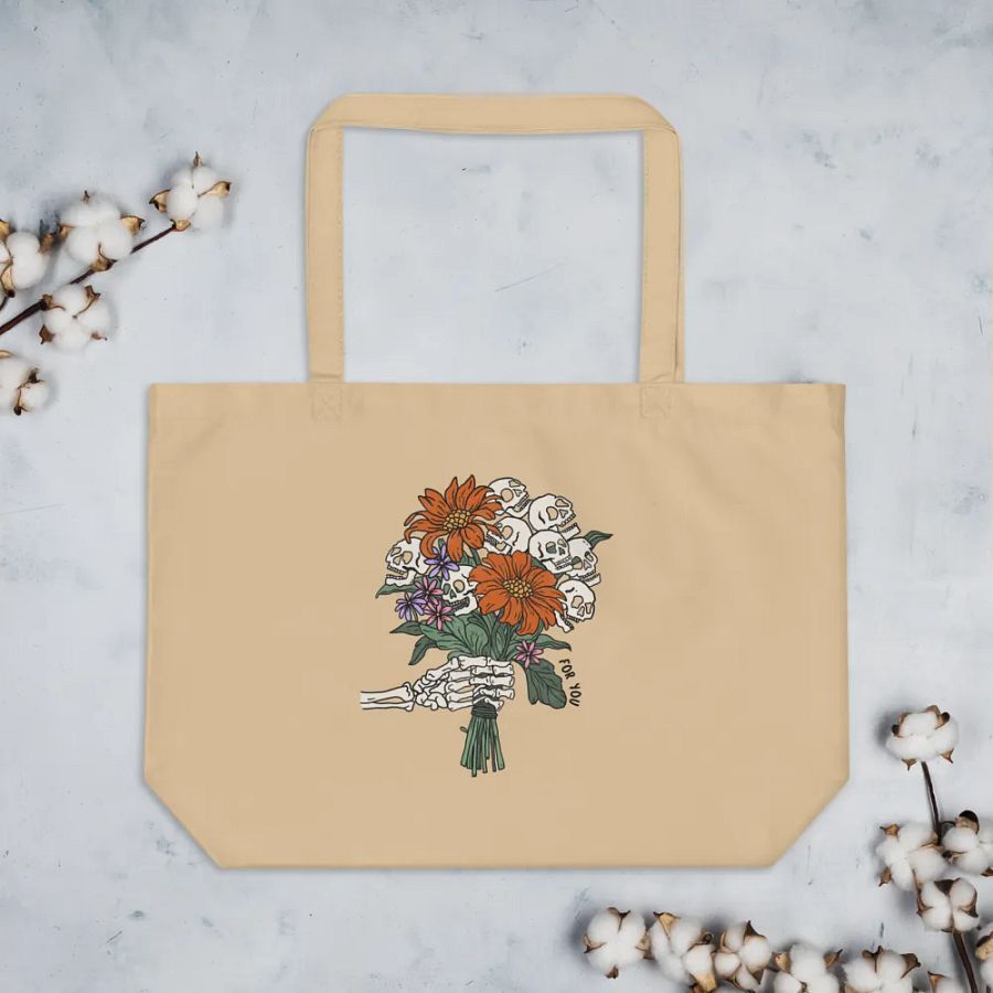 Life & Death Organic Tote product image (7)