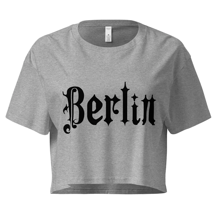 Berlin in Black crop top product image (1)