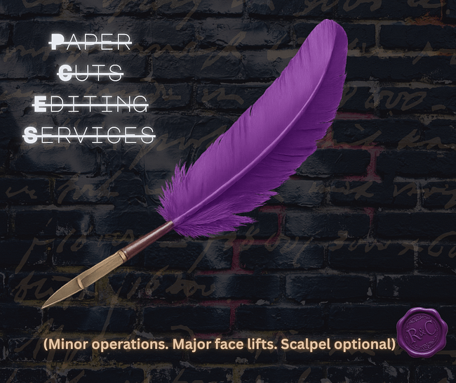 Paper Cuts Editing Services (Minor operations. Major face lifts. Scalpel optional)