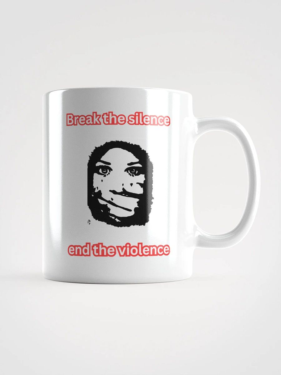 Domestic Violence Awareness White Glossy Mug product image (4)