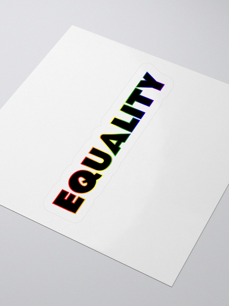 Rainbow Equality Kiss Cut Stickers product image (3)