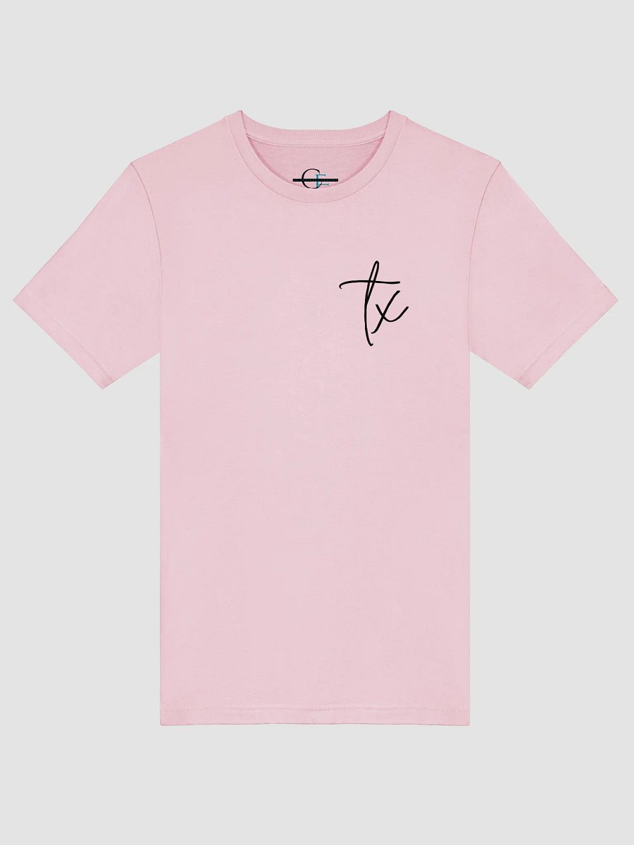 🖋️ Minimal TX Script Tee | Shadow Script Left-Chest Print | Bella+Canvas Unisex Shirt product image (40)