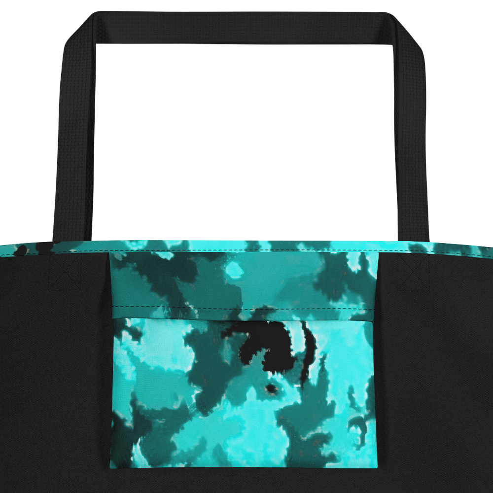 Turquoise Camo Chic Tote Bag product image (2)