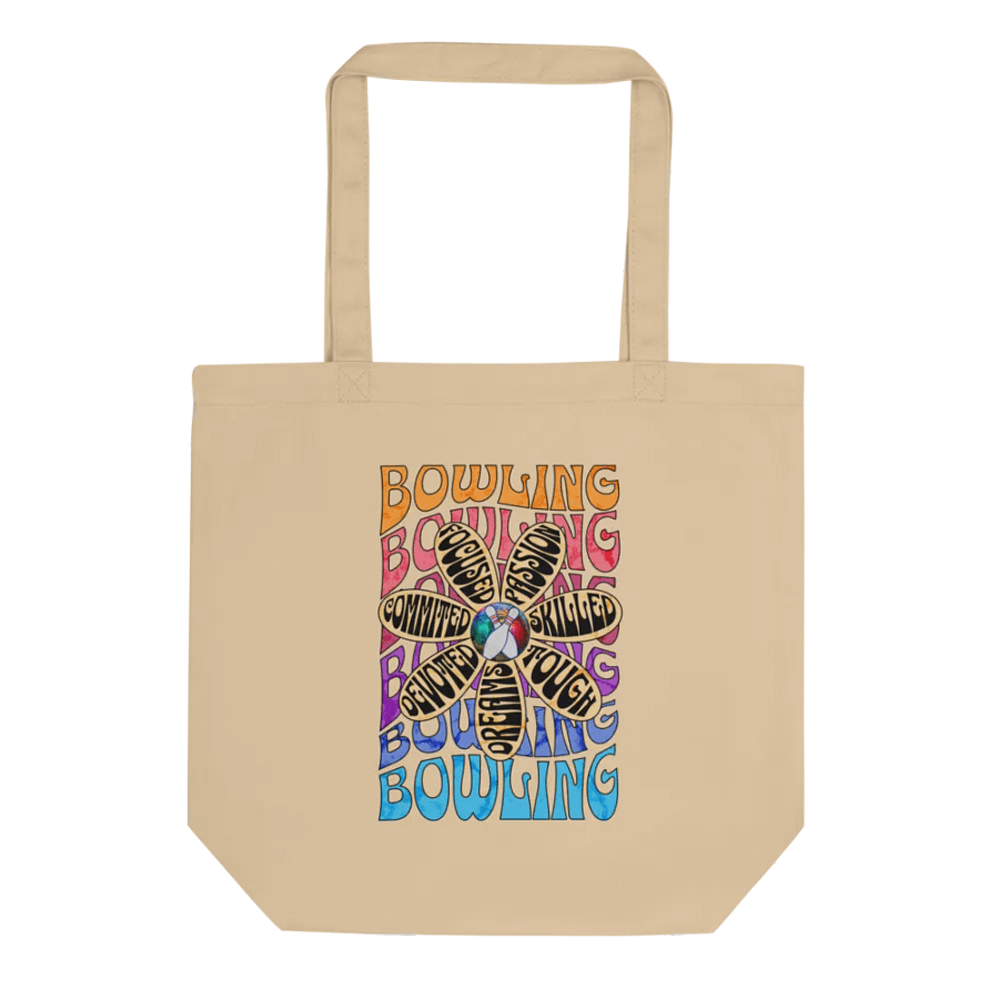 Flower Bowling Passion Eco Tote product image (1)