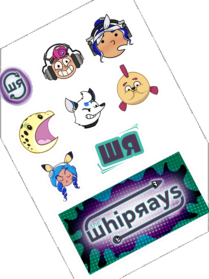 Whipray Sticker Sheet product image (1)