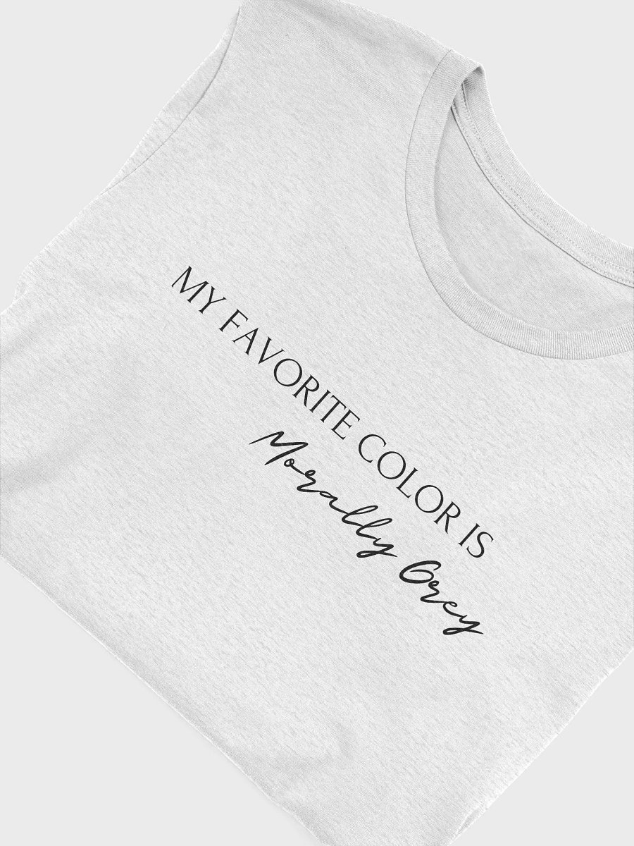 Morally Grey Shirt Black Font - Jackson product image (5)