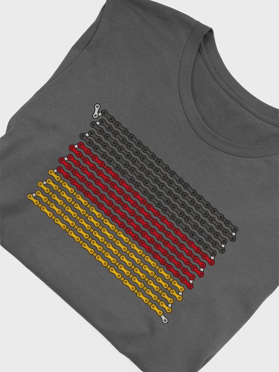 Germany Bike Chain Flag on Dark Color Supersoft Tee product image (3)