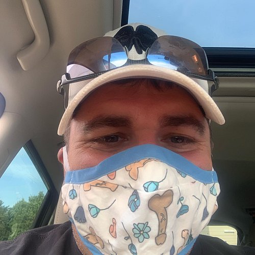 When you’re in your wife’s car and ask her for a mask because you forgot yours…….look at that veiny triumphant motha fucka…..