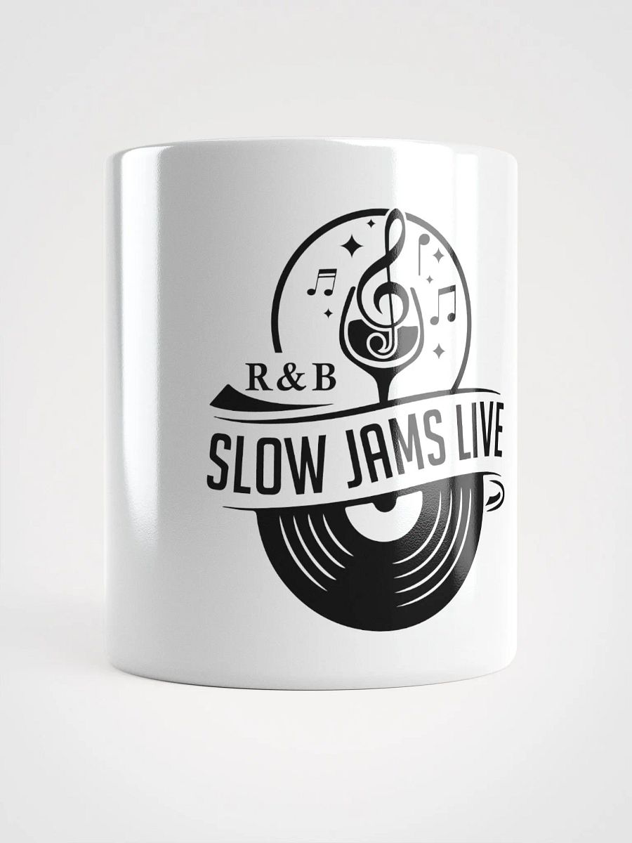 White Glossy Mug R&B Slow Jams LIVE Black product image (1)