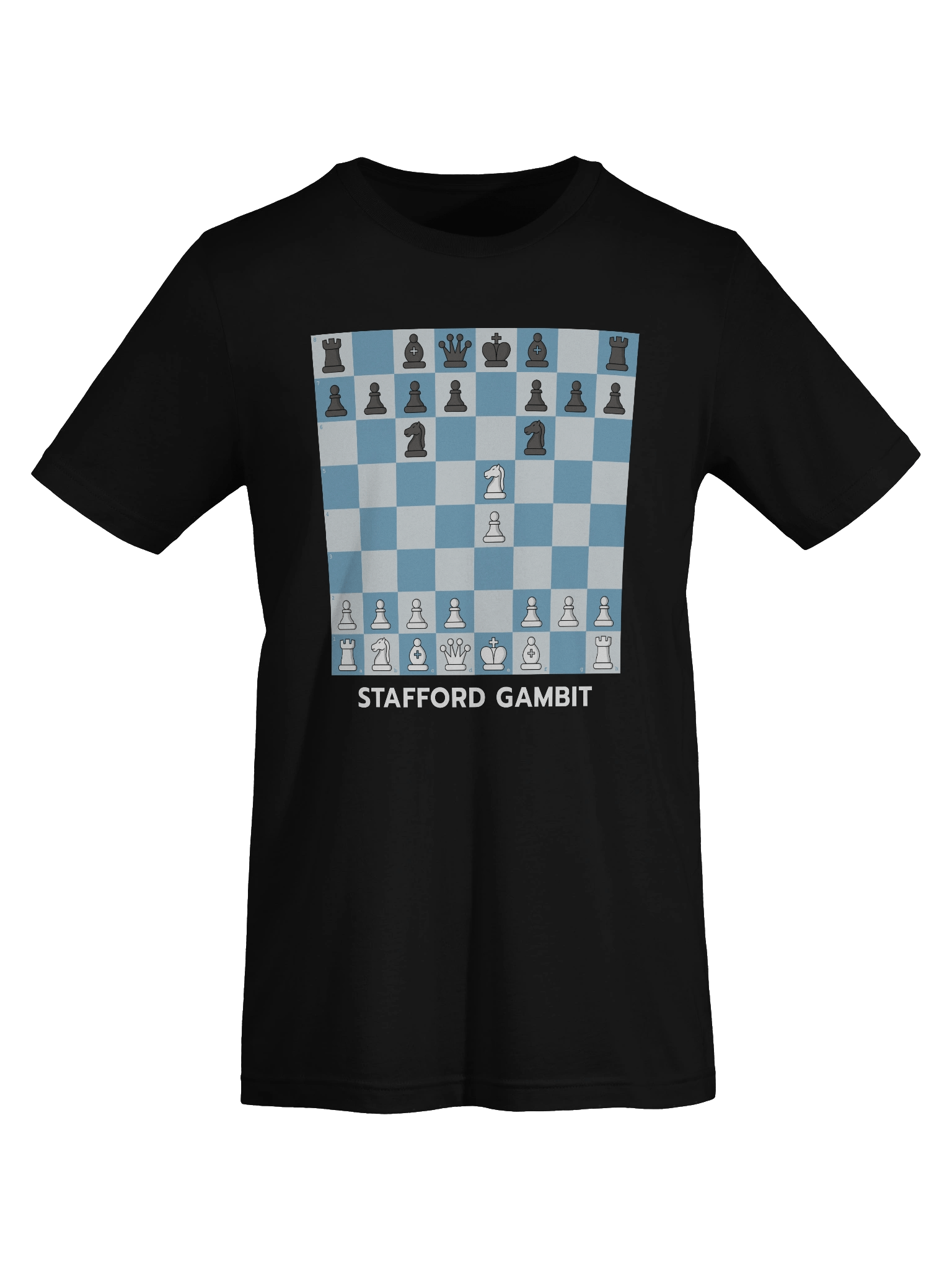Stafford Gambit Chess T-shirt product image (6)