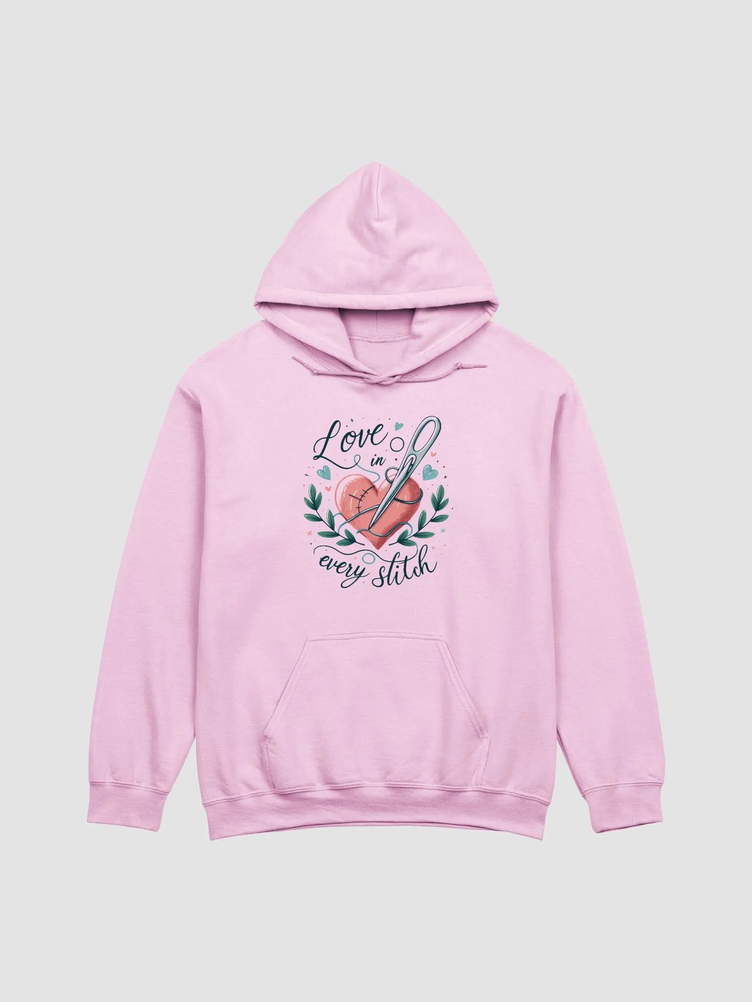 Heartfelt Stitched Love Hoodie product image (3)