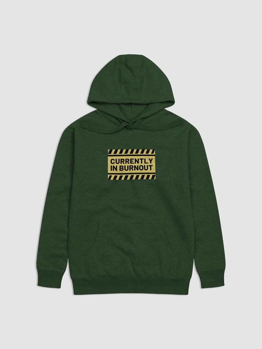 CURRENTLY IN BURNOUT printed heavyweight hoodie product image (2)