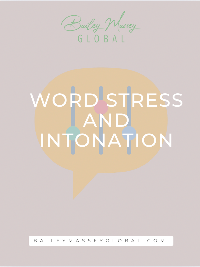 Word Stress and Intonation product image (1)