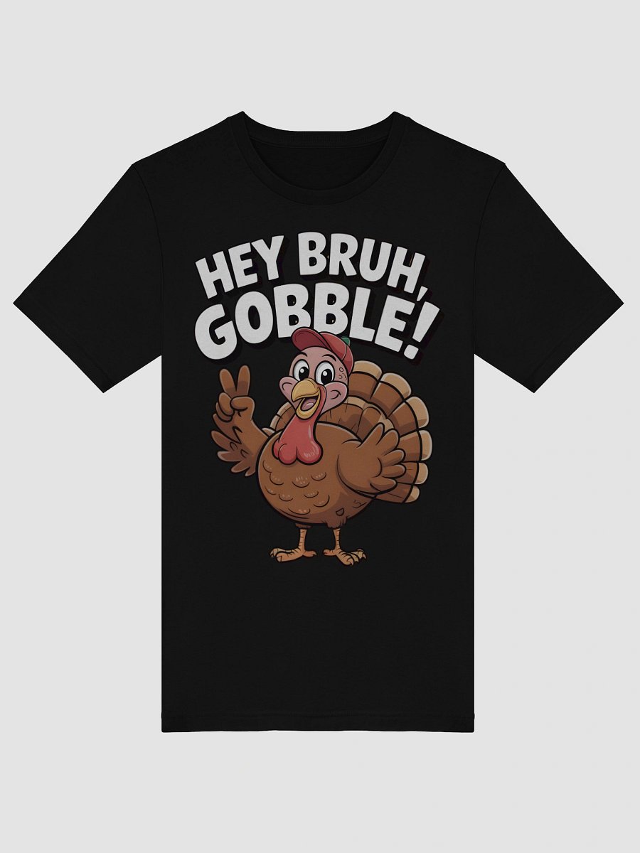 Gobble Peace Cartoon Turkey T-Shirt product image (50)