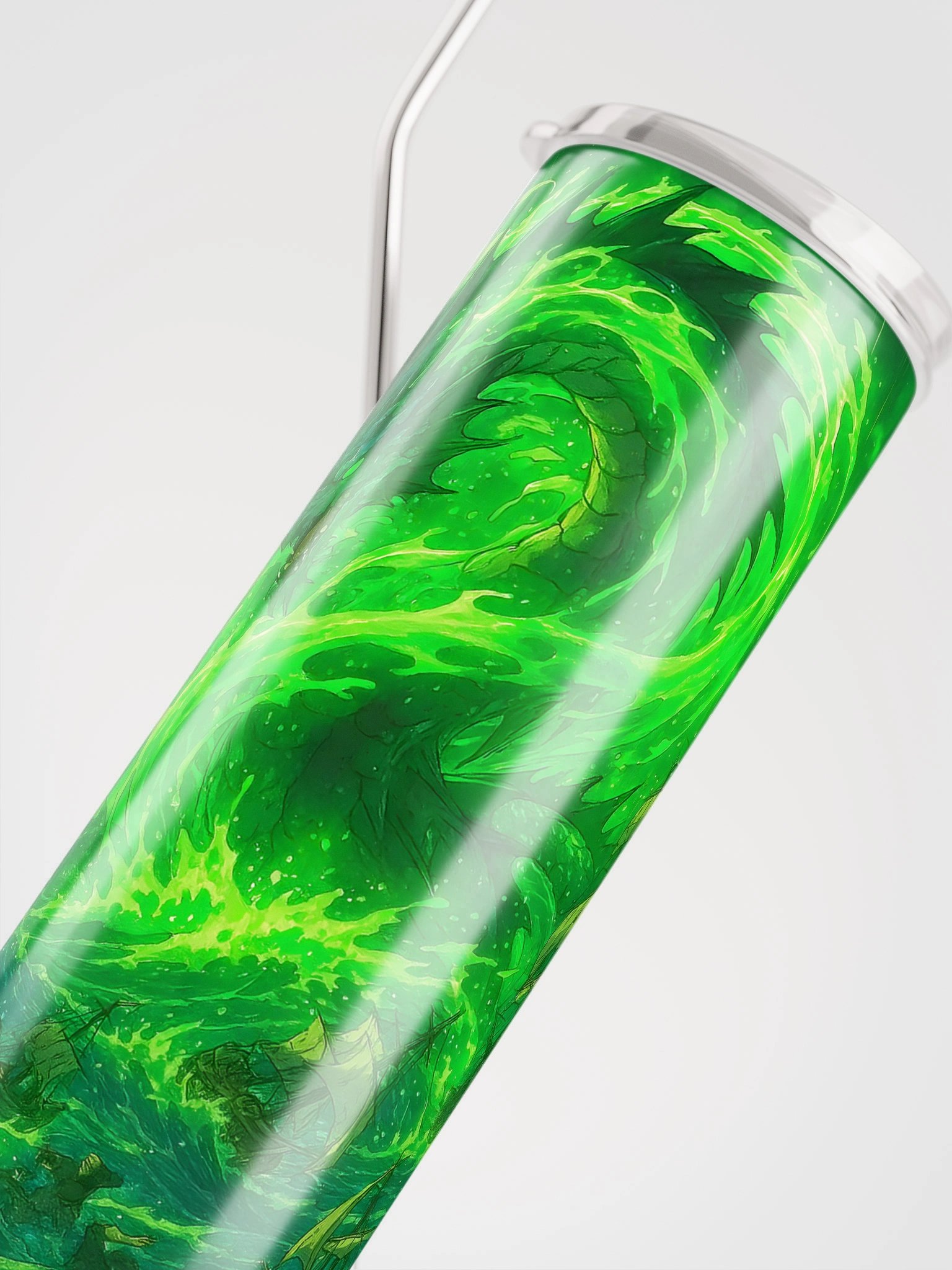 Stormy Sea Dragon Stainless Steel Tumbler product image (4)