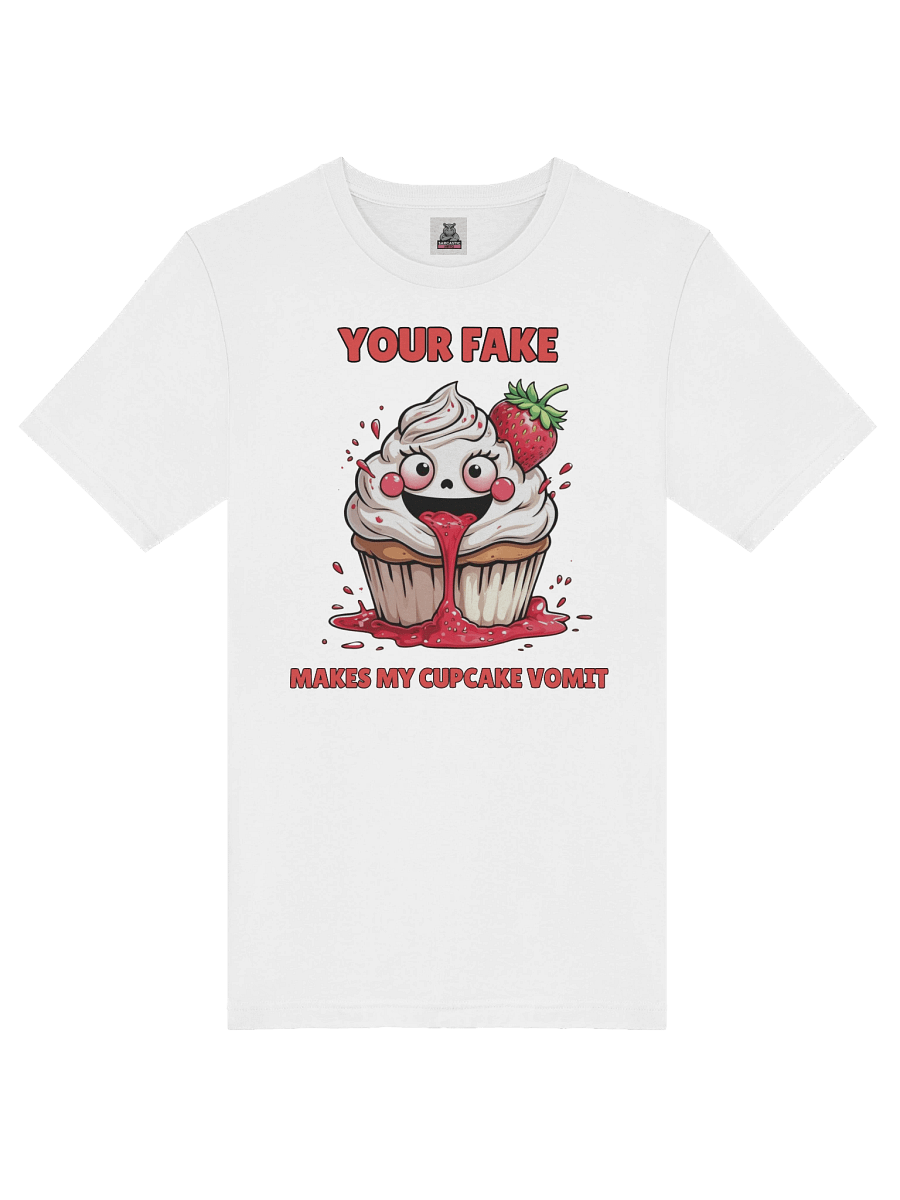 Women's Your Fake Makes My Cupcake Vomit | Funny Savage Sarcastic Graphic Tee product image (6)