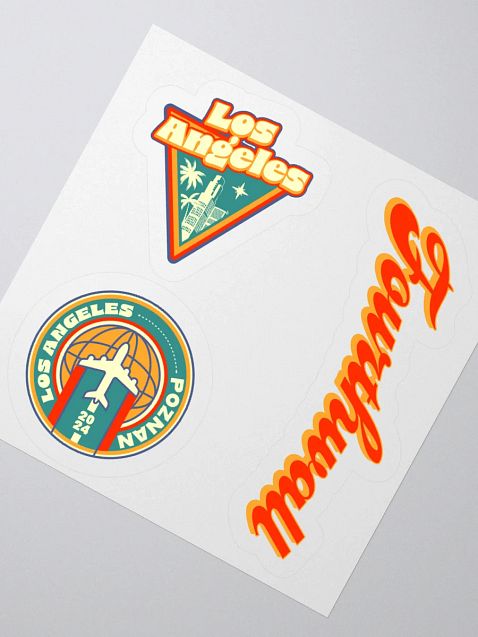 Photo showing Kiss Cut Stickers