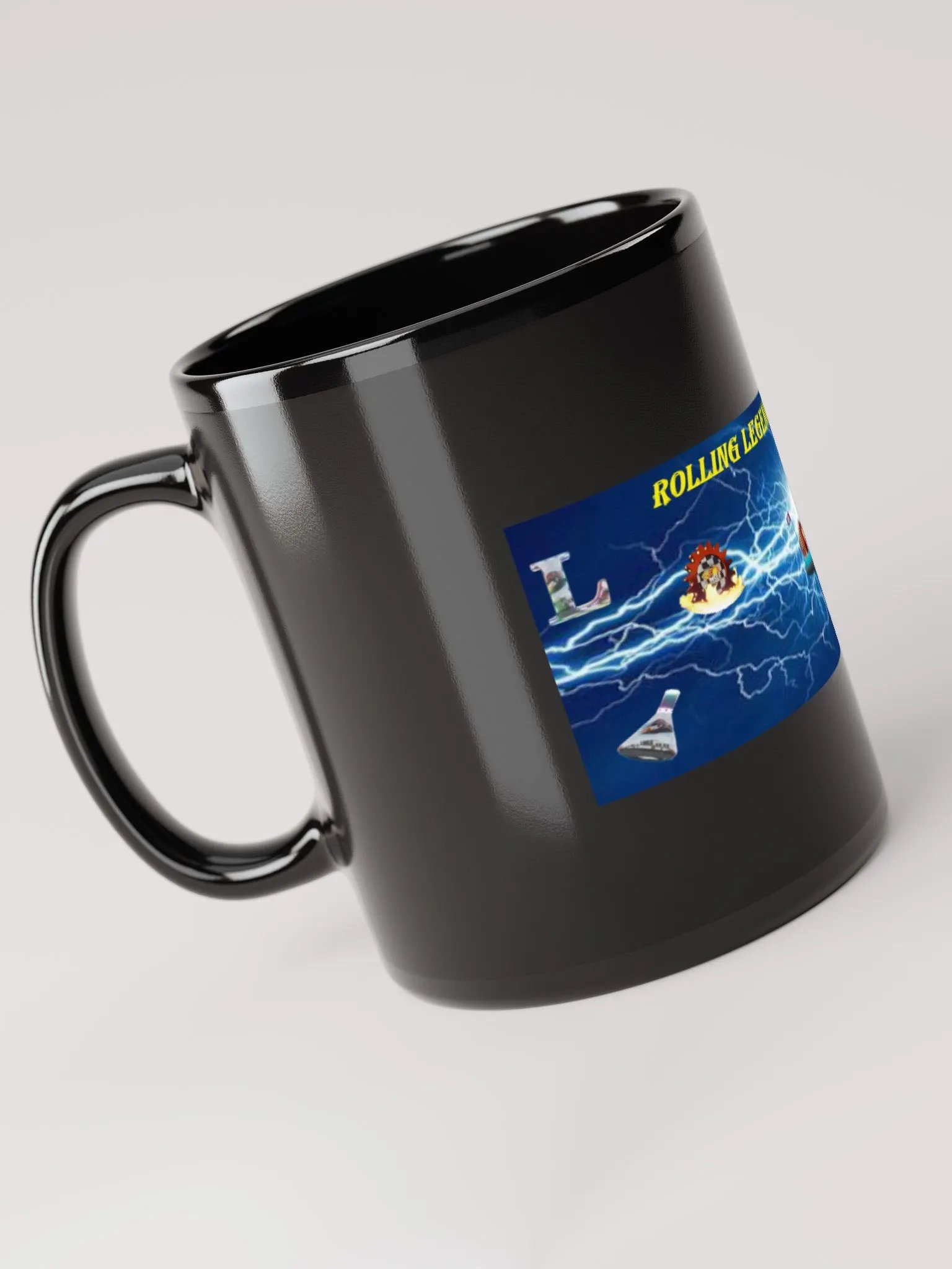 Rolling Legendary LOGO Black Mug product image (4)