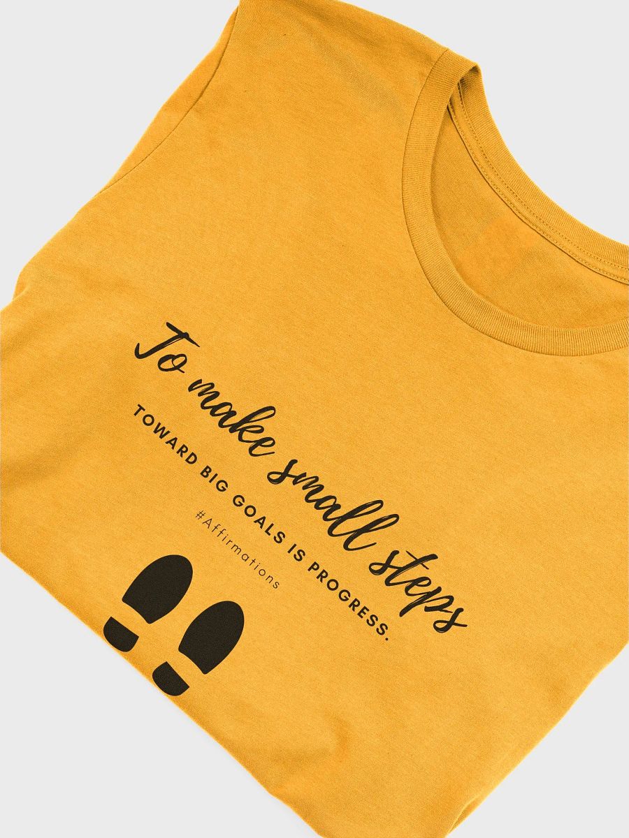 To make small steps Dark Unisex Super soft T-Shirt product image (25)