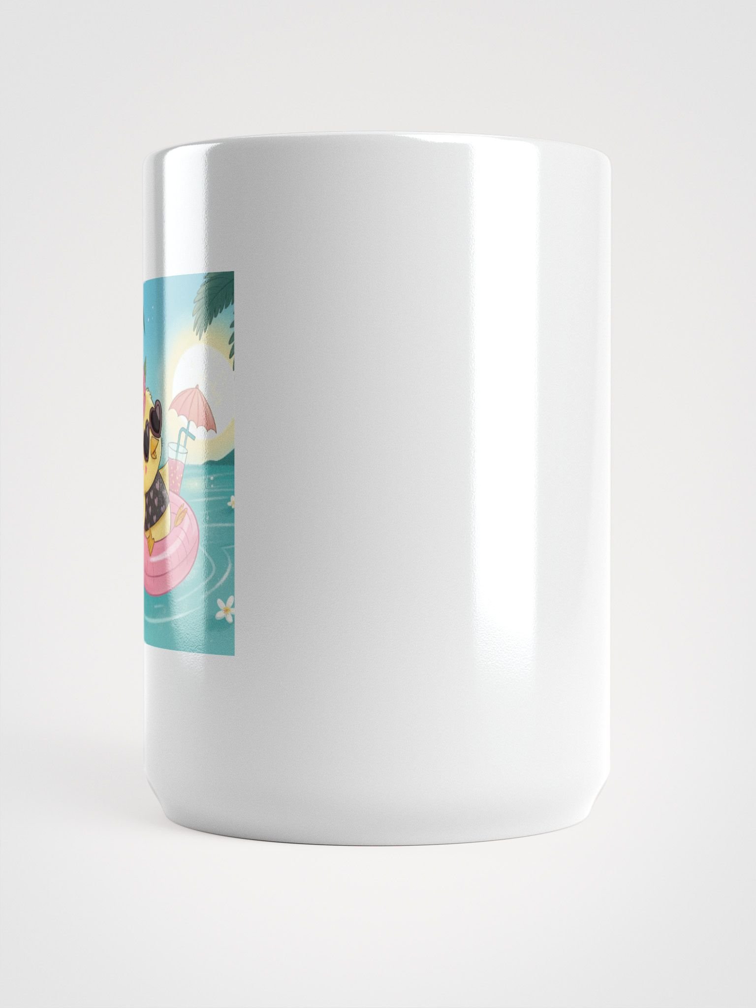 Summer Love Chick White Glossy Mug product image (5)