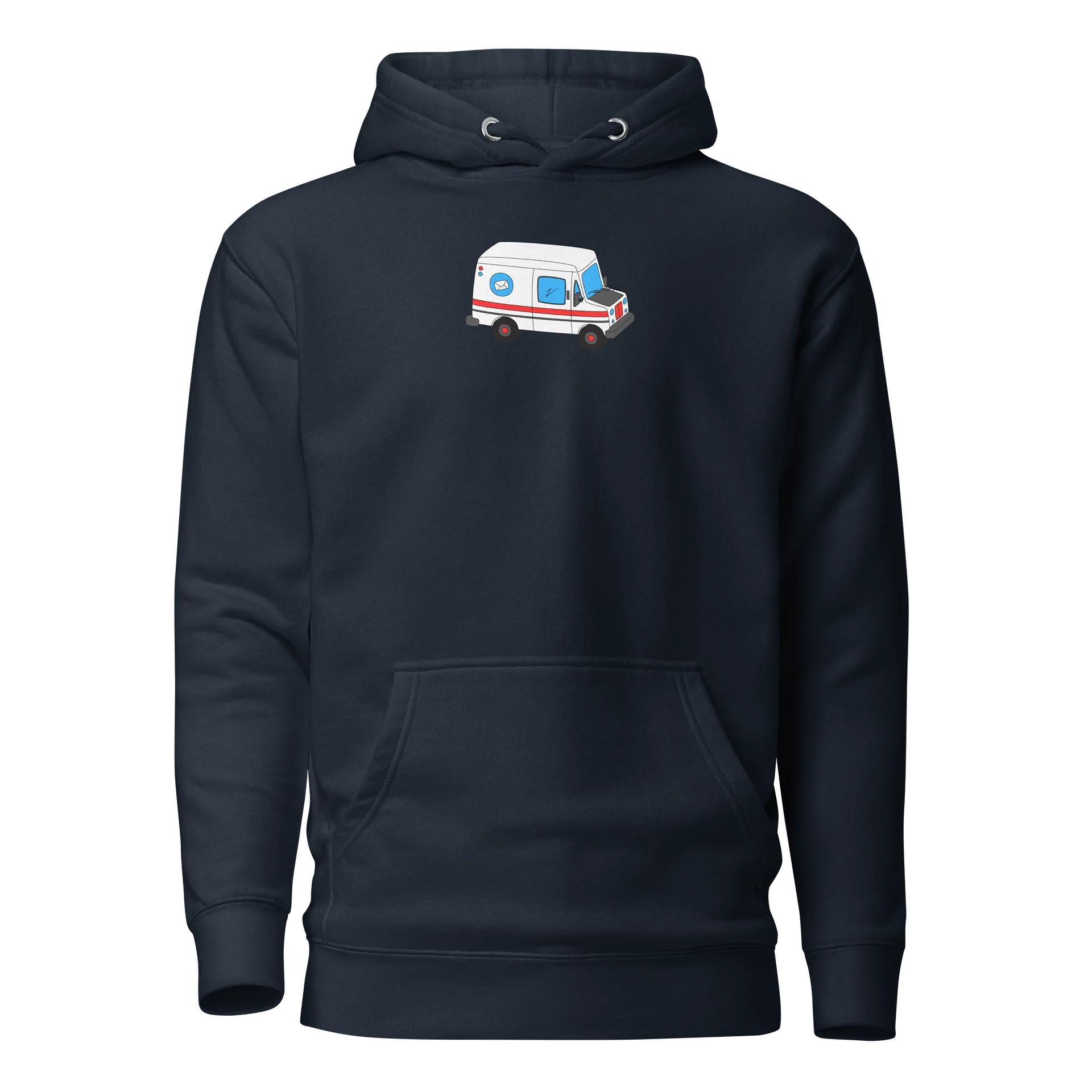 The LLV Logo Hoodie (Navy) product image (1)