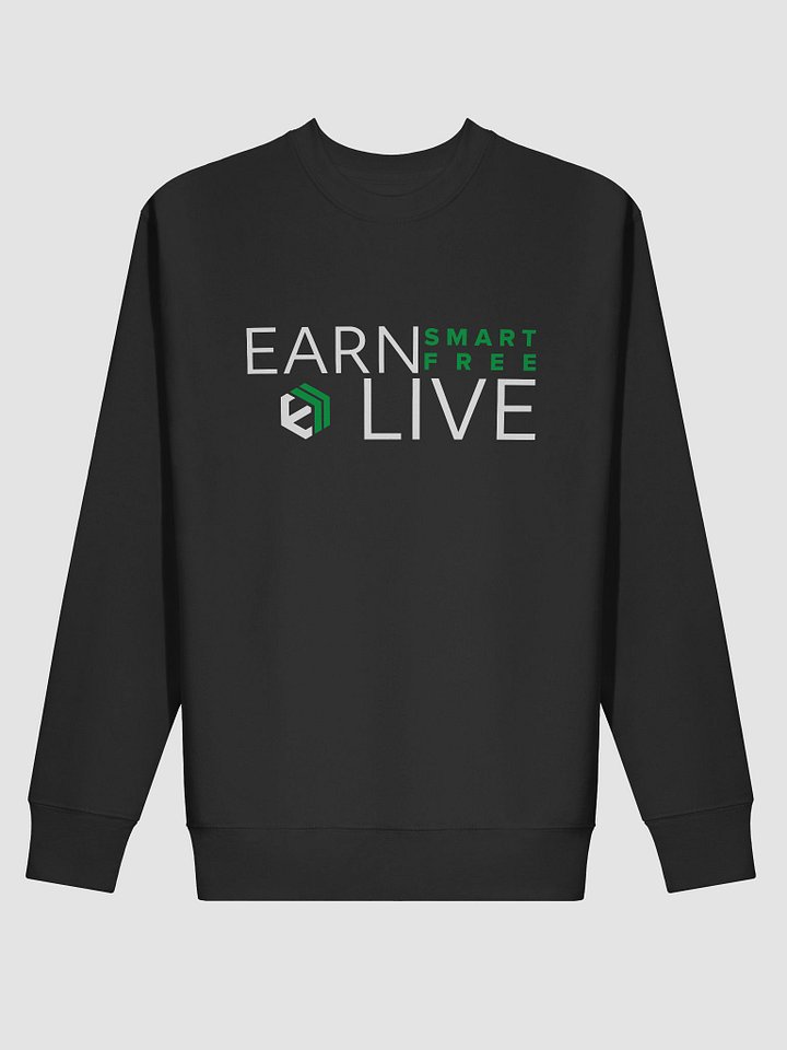 Earn Smart. Live Free. Crewneck Sweater product image (2)