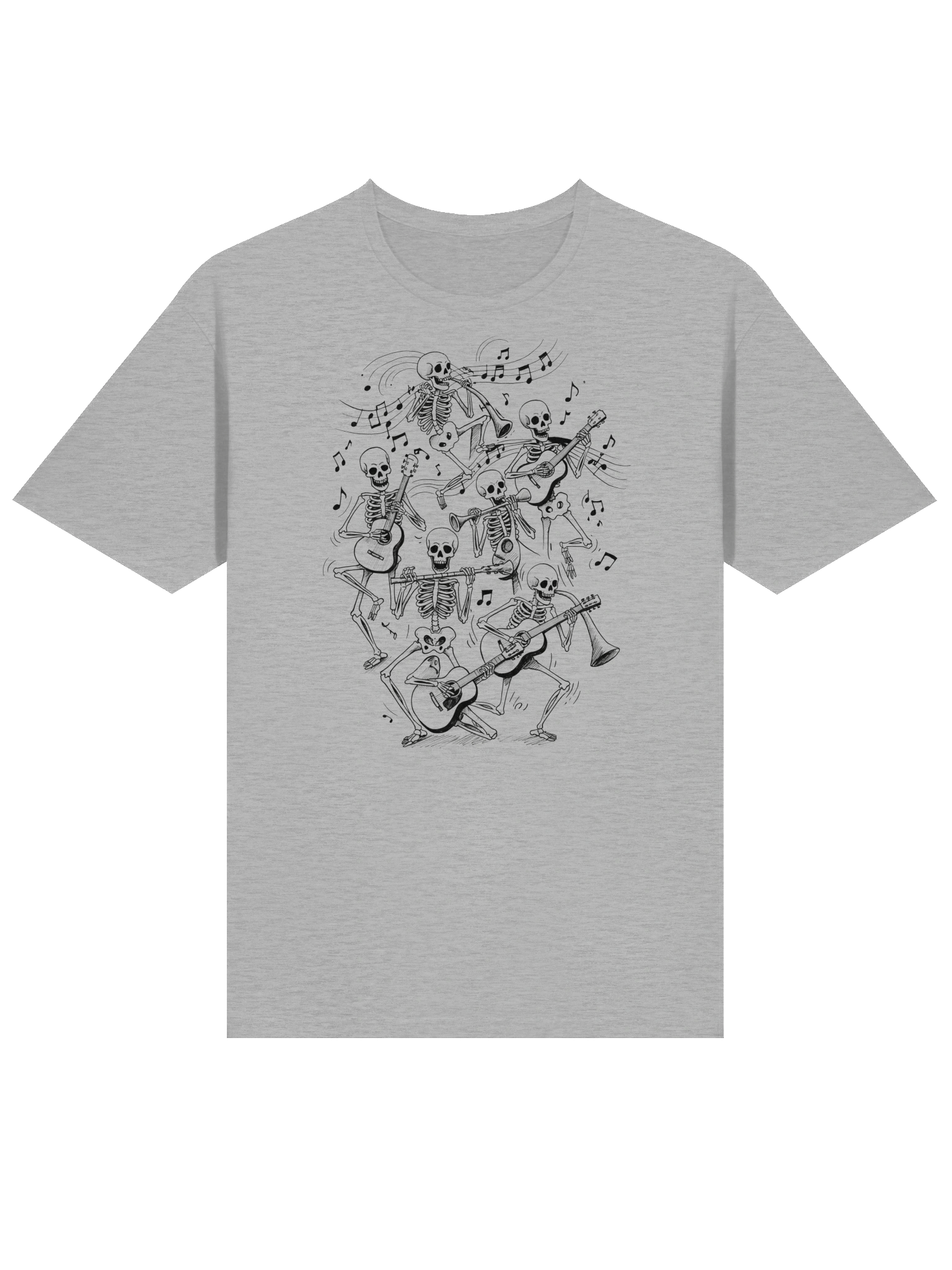 Skeleton Symphony Unisex T-Shirt product image (6)