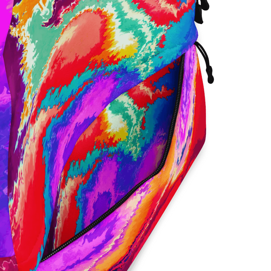 Neon Tides - Crystal & Abstract Art Rucksack product image (10)