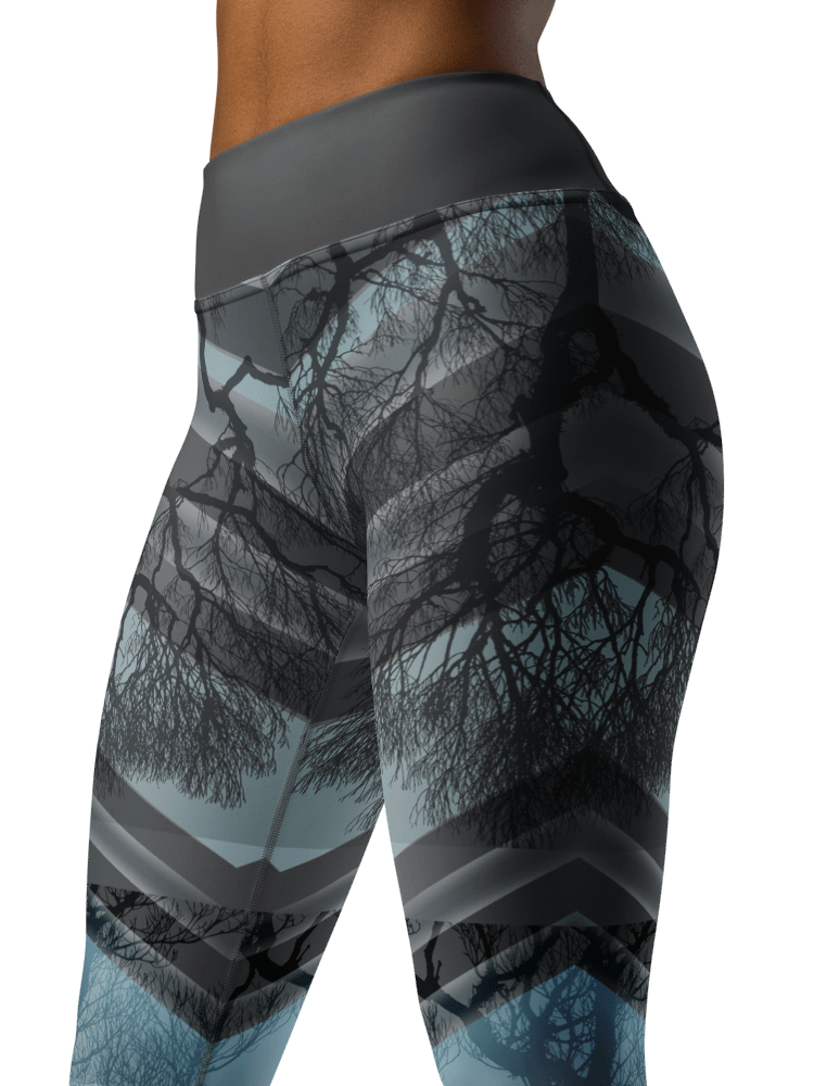 Gray Wood-Yoga Leggings product image (2)