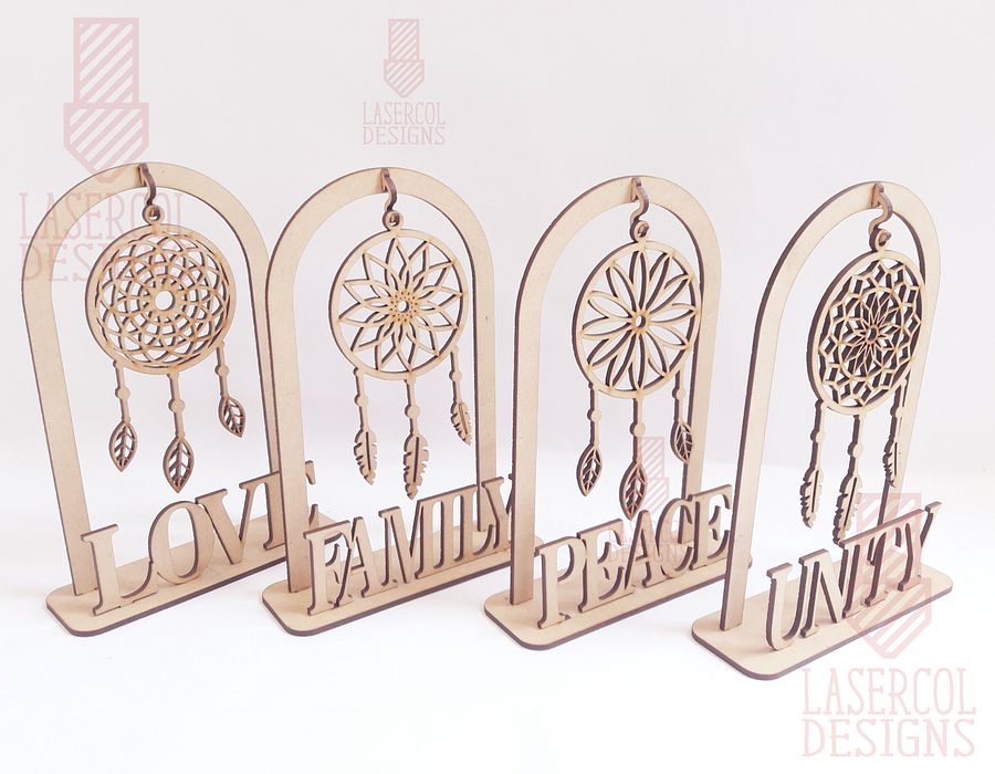 Dreamcatcher on stand - Laser Cut Files product image (6)