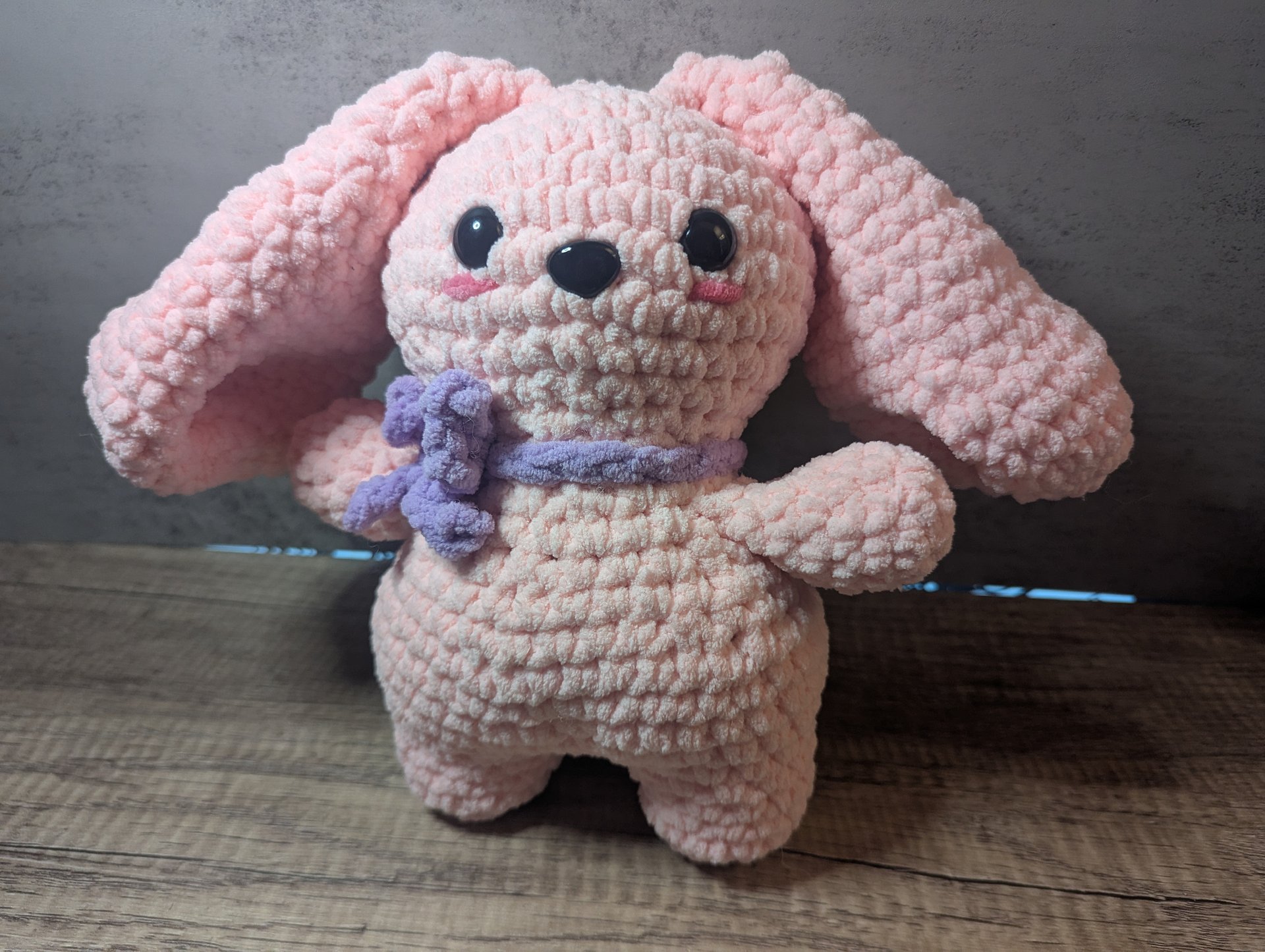 Sweet Bunny Plushie - Pink/Purple product image (1)