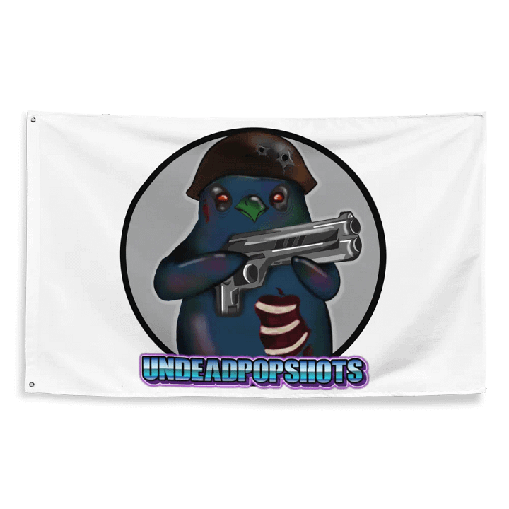 UndeadPopShots Penguin Flag Logo Color Gray product image (2)