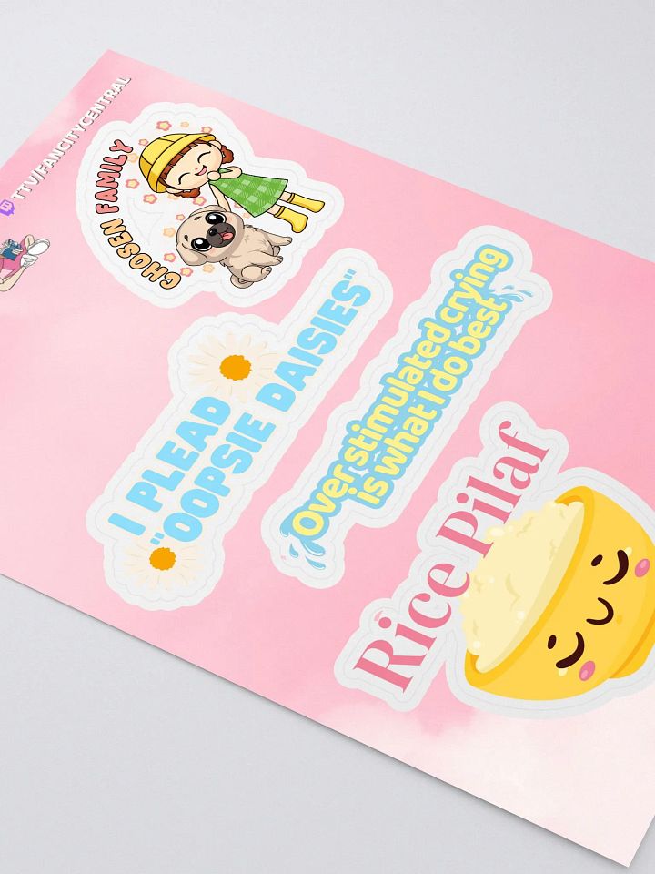 Fancity Central Spring 2025 Sticker Sheet product image (2)