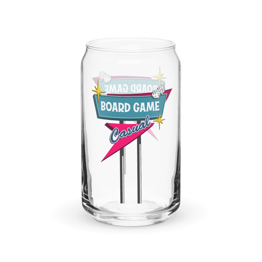 Board Game Casual Logo Can-shaped Glass product image (3)