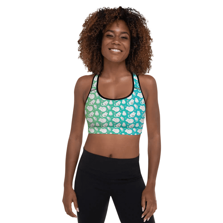 KITTY goes HERE! • all-over print padded sports bra by Sublicolor product image (1)