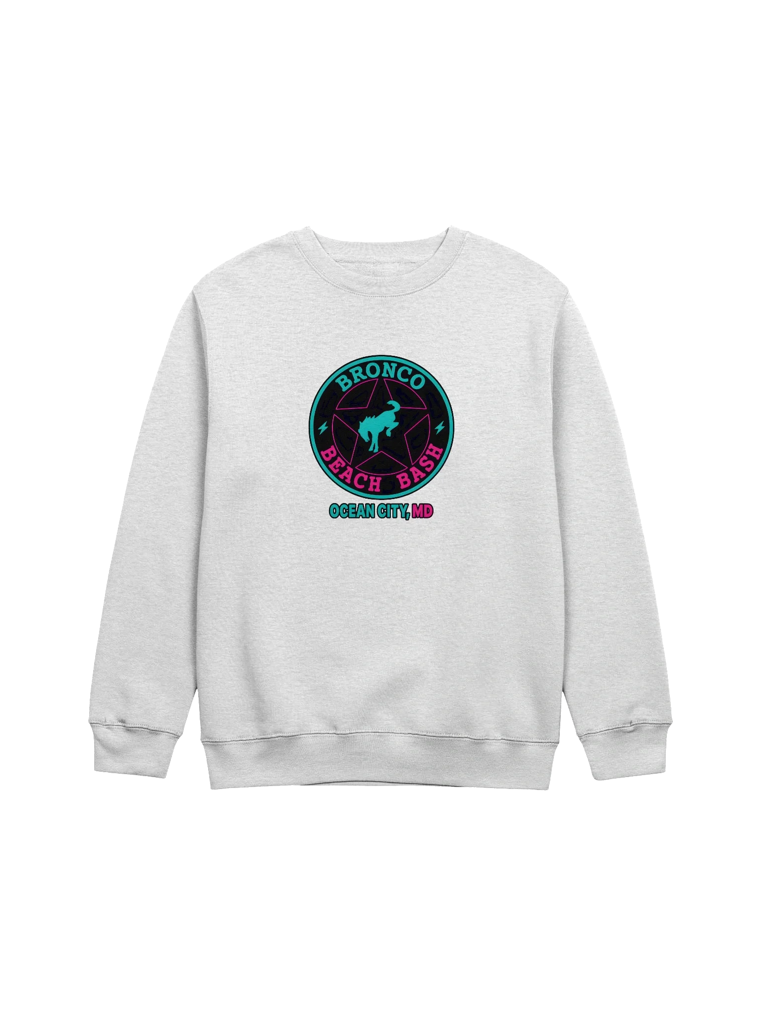 2025 Bronco Beach Bash Ocean City / Destination Bigfoot Bronco Collab Full Frontal/Full Send Sweatshirt (Multiple Colors Available) product image (3)