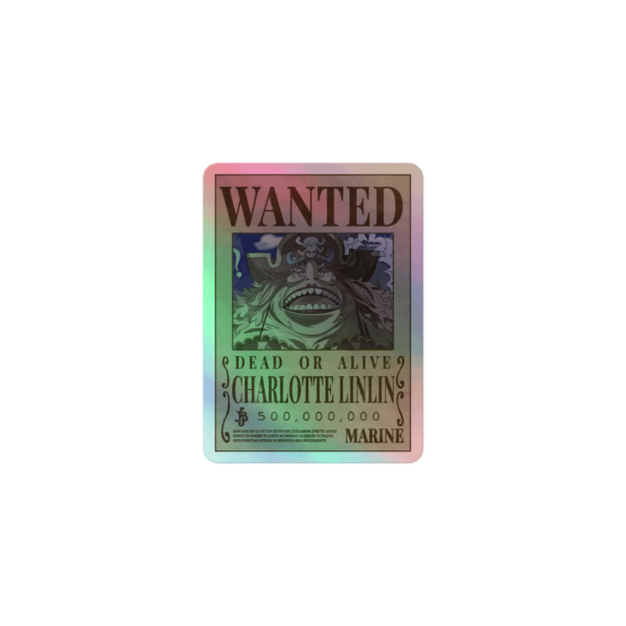 Charlotte Linlin Wanted Poster Holographic Sticker Sheet product image (6)