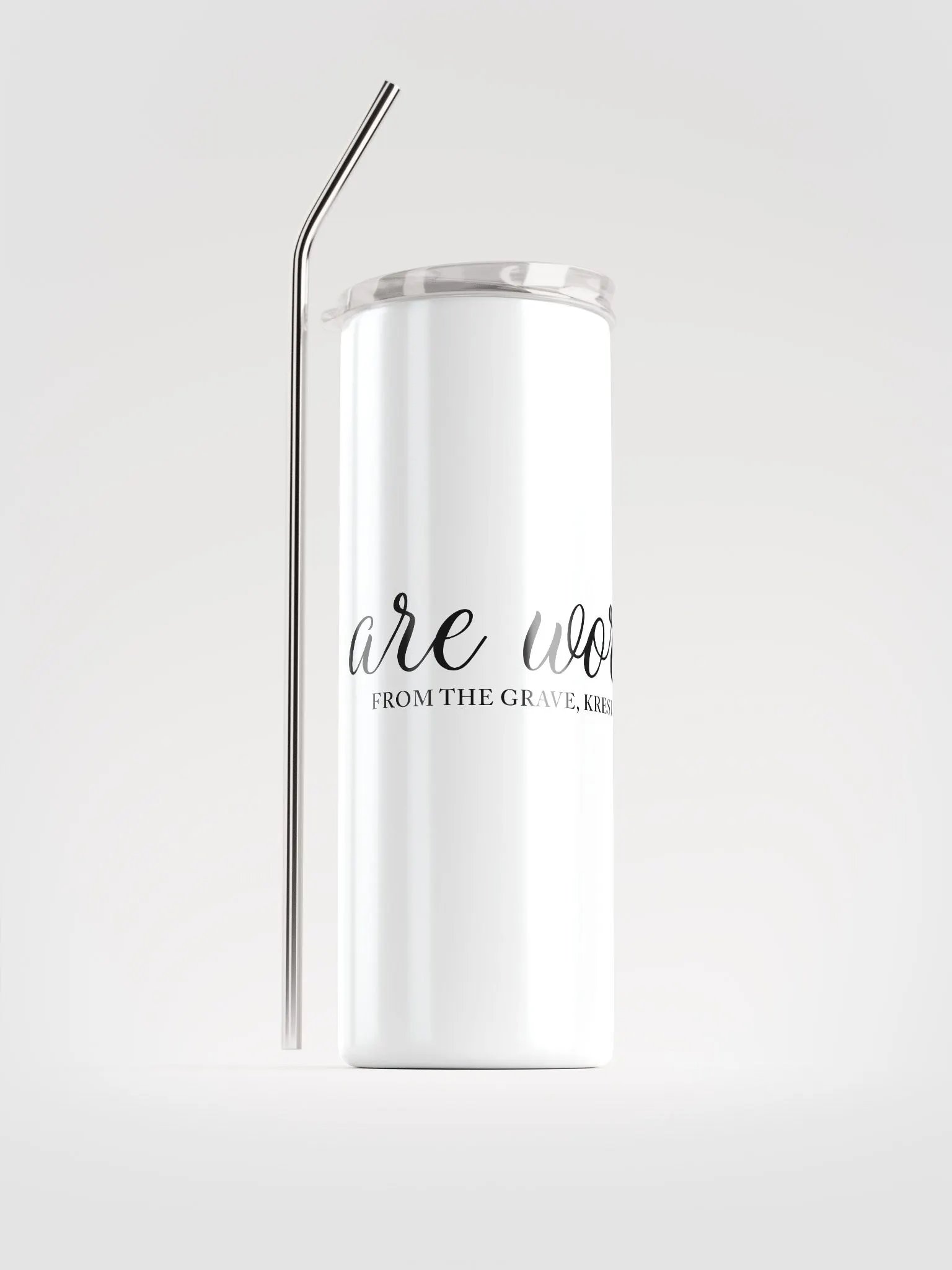 You Are Worthy Stainless Steel Tumbler product image (1)