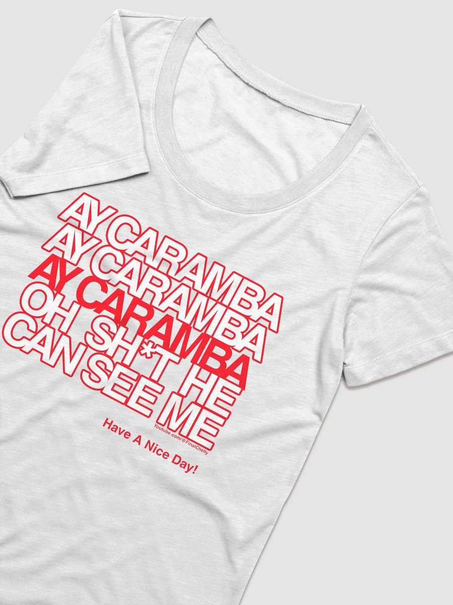 Ay Caramba Womens Triblend Printed Tee product image (2)