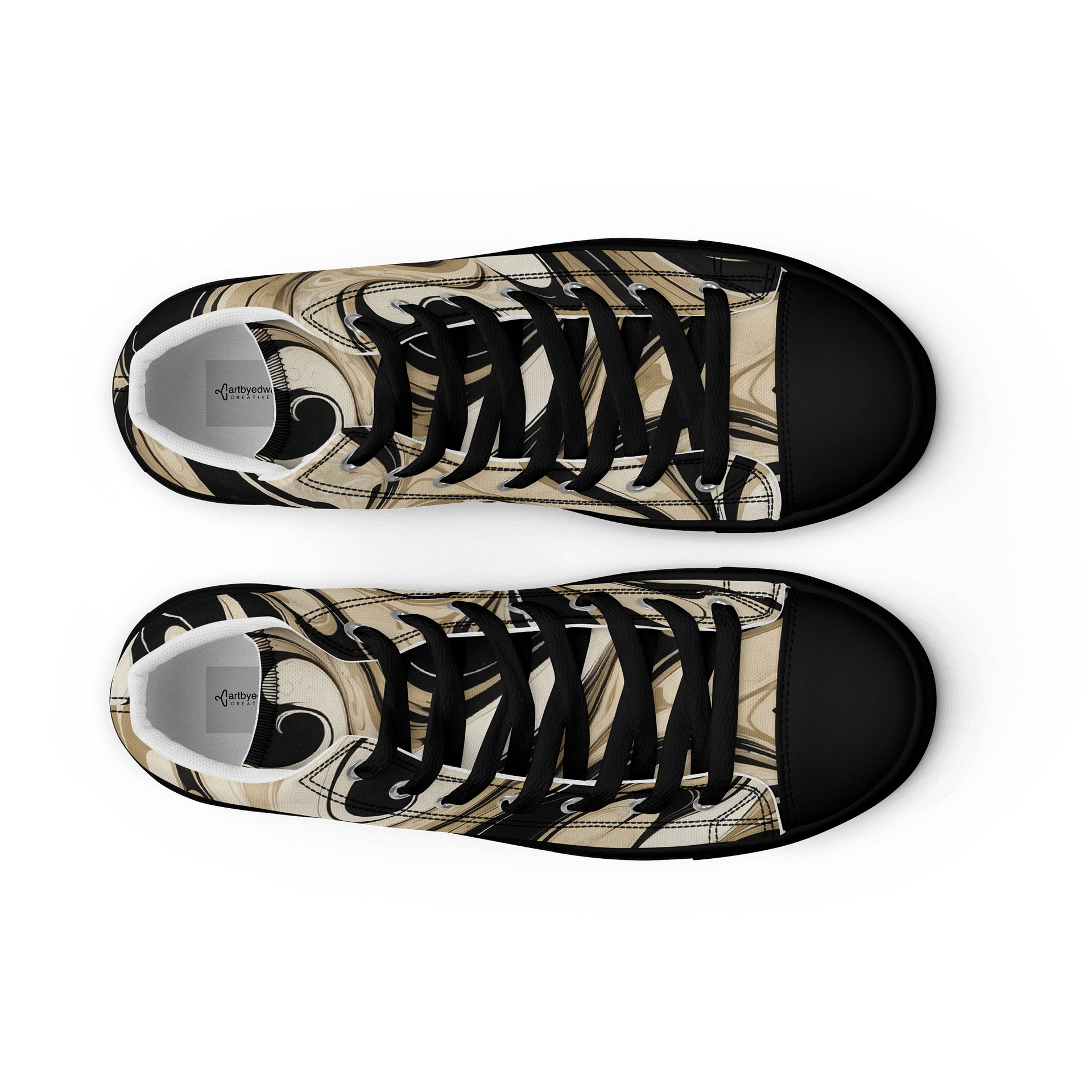 Marbled Swirl Men's High Tops product image (12)